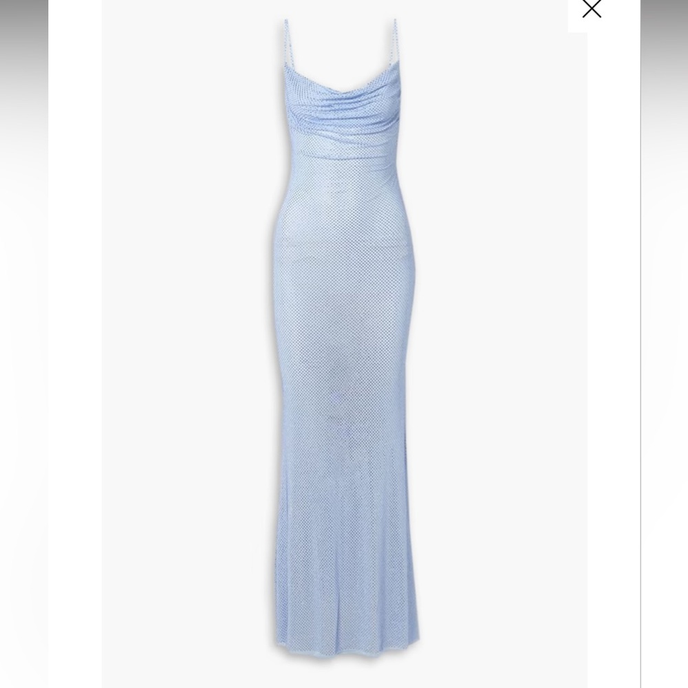 Retrofete Light Blue Maxi Dress